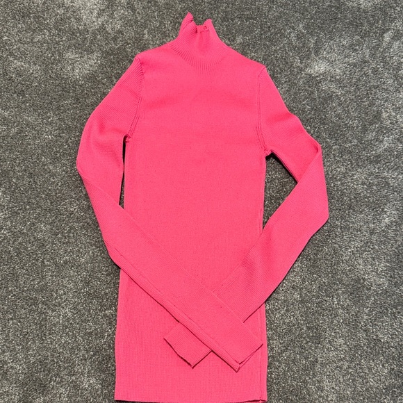 Maje Vibrant Pink Long Sleeve Top - Picture 3 of 3